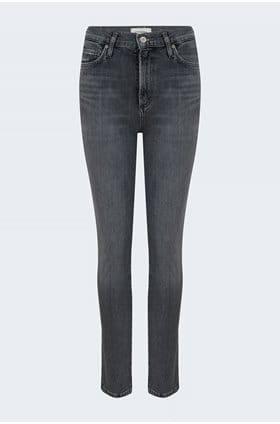 olivia slim jean in silvermist