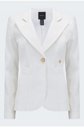 Smythe wrap sales blazer white