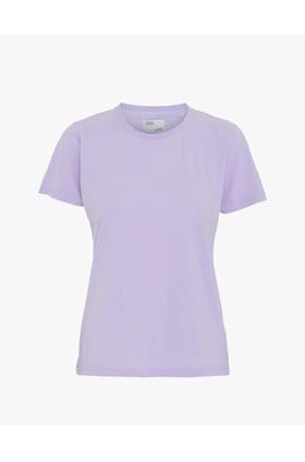 Light Organic Tee in Soft Lavender