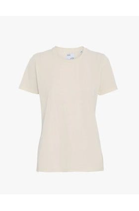 Light Organic Tee in Ivory White