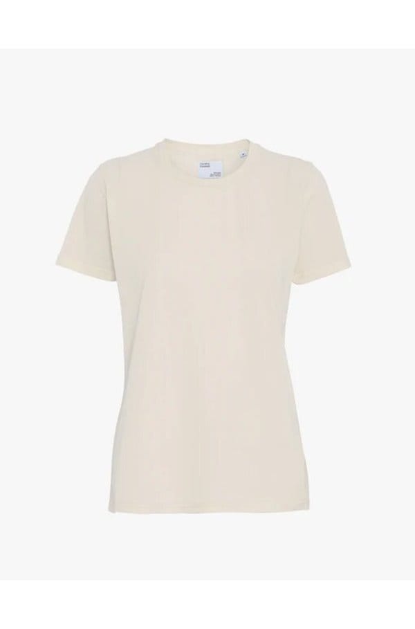 light organic tee in ivory white