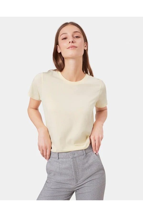 light organic tee in ivory white