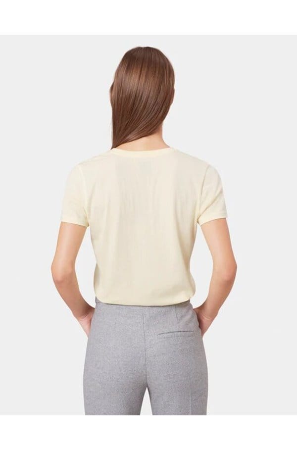 light organic tee in ivory white