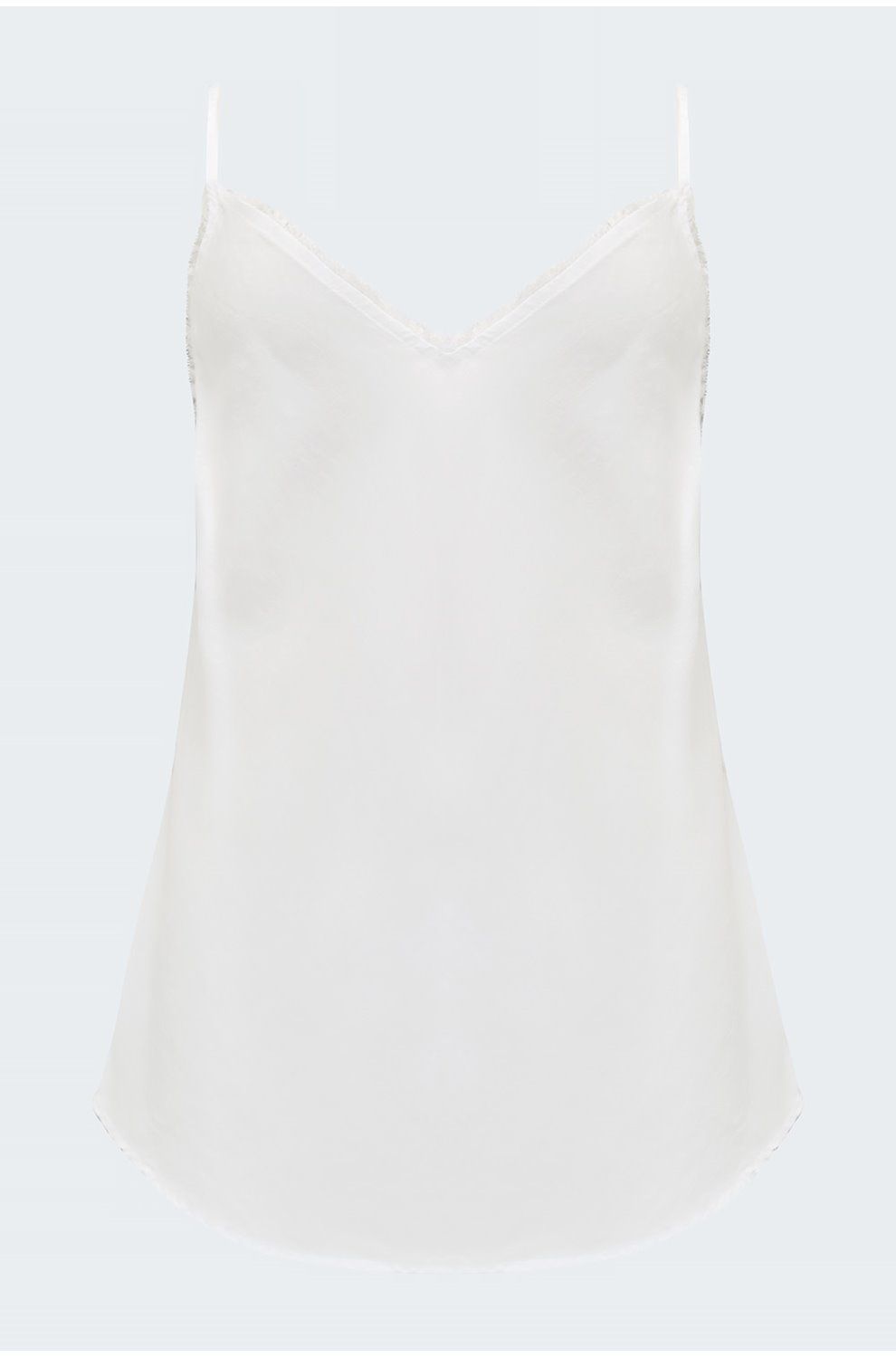Trilogy Stores | Frayed Edge Camisole in White
