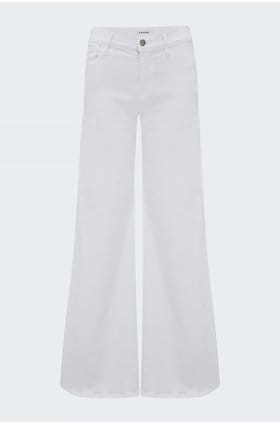 le palazzo wide leg in blanc
