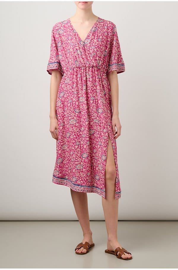 coco dress in floral print lavender