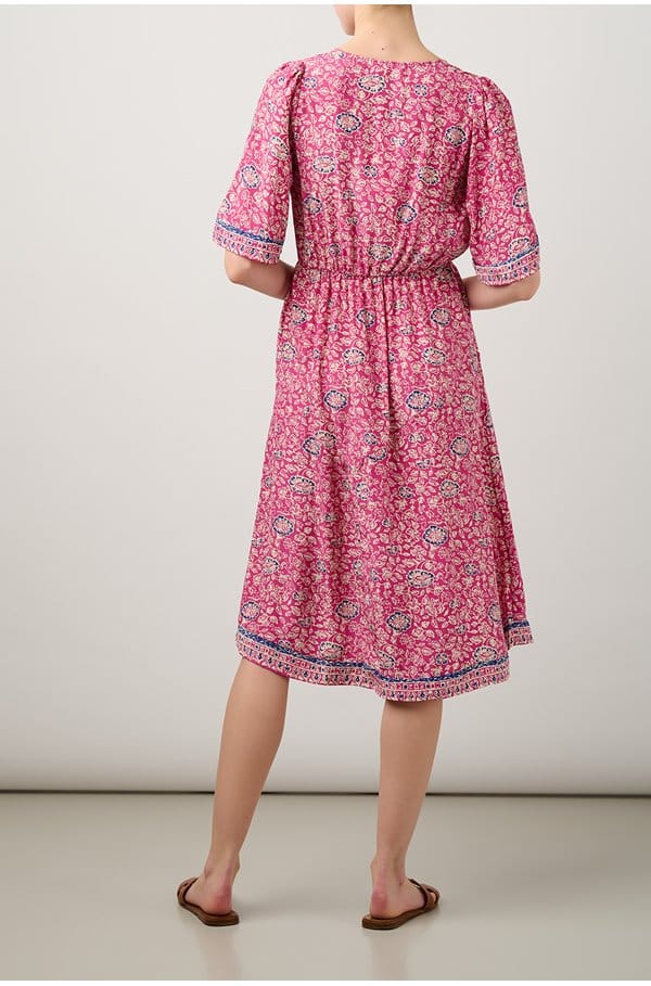 coco dress in floral print lavender