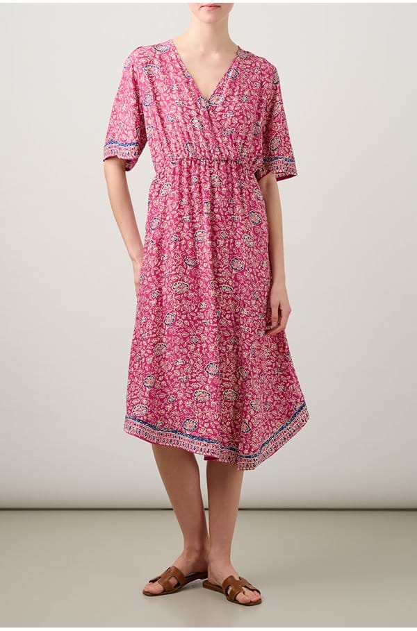 coco dress in floral print lavender