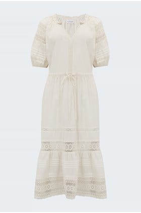 andy dress in ivory