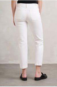 mayslie straight ankle in crisp white