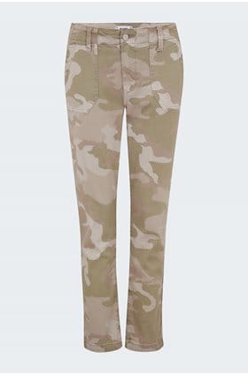 mayslie straight ankle in camo print
