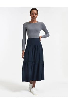 sylvia skirt in indigo