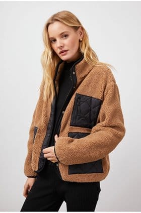 lorna jacket in camel