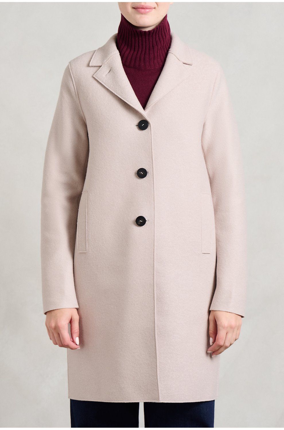 Trilogy Stores | Boxy Coat in Cream