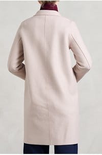 boxy coat in cream