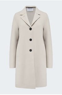 boxy coat in cream