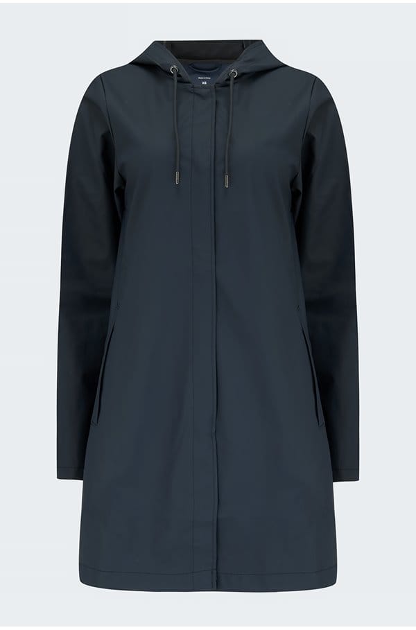 a-line jacket in navy