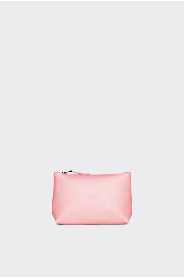 cosmetic bag in pink sky