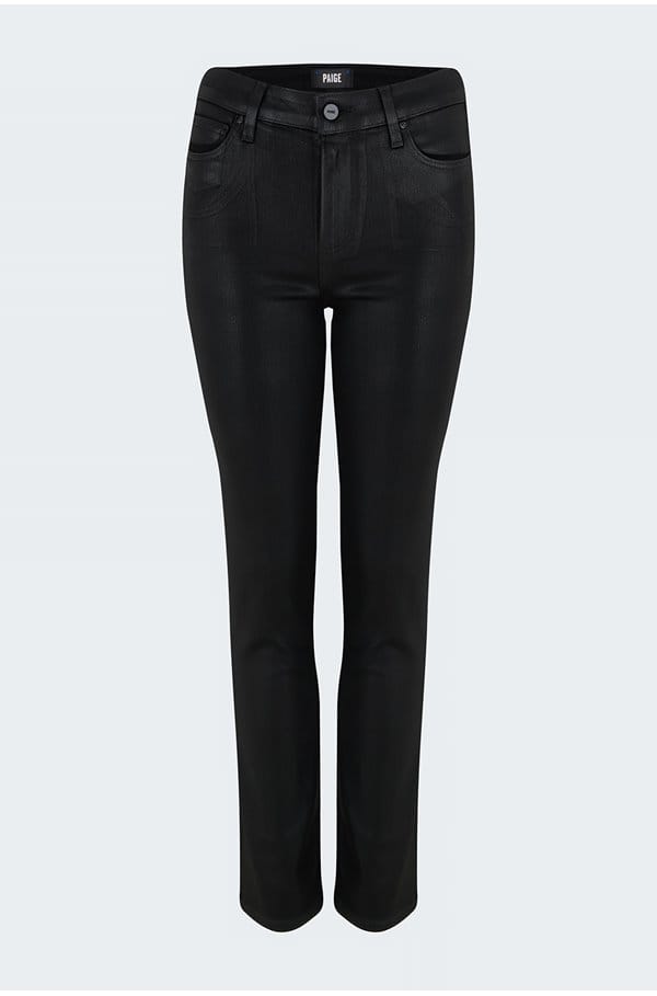 cindy straight jean in black fog coated