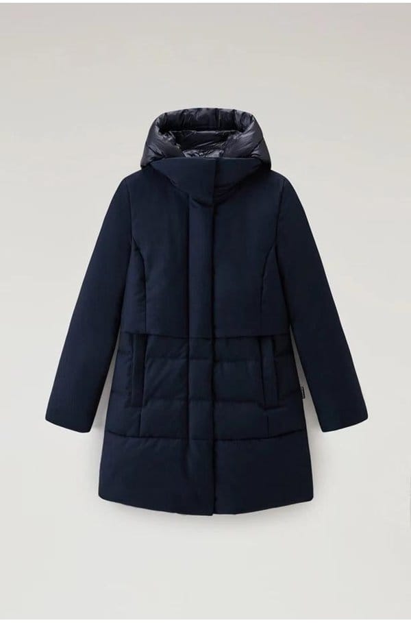 luxe puffy prescott 2in1 parka in melton blue