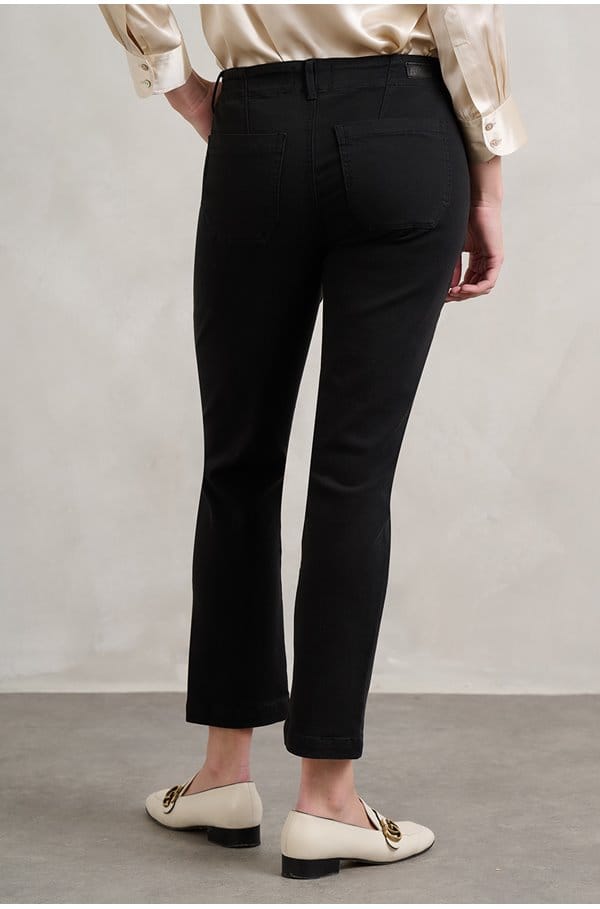 mayslie straight ankle in black