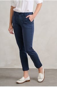 mayslie straight ankle in vintage navy haze