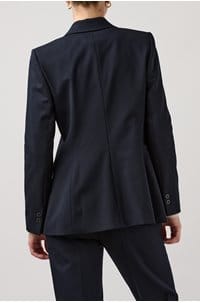 jamie stretch wool blend blazer in navy