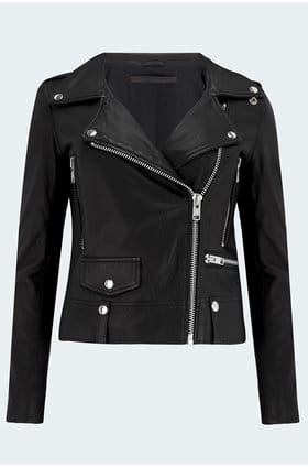 Mdk seattle top thin leather jacket