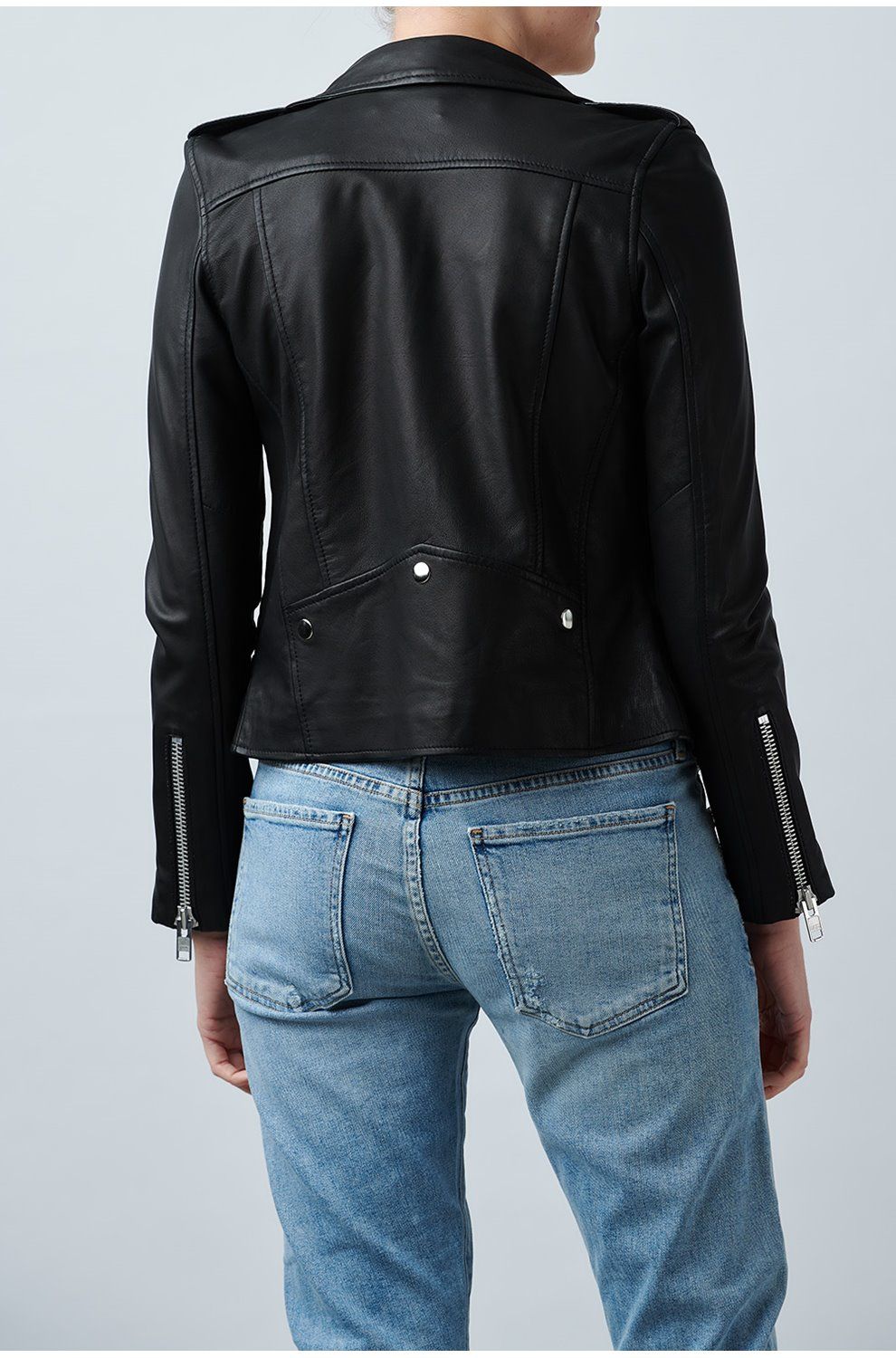 MDK Seattle Biker Jacket in Black