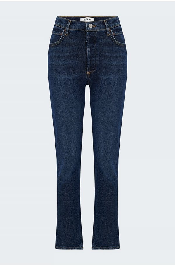 riley long high rise straight in divided