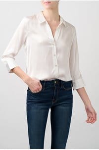 dani blouse in white