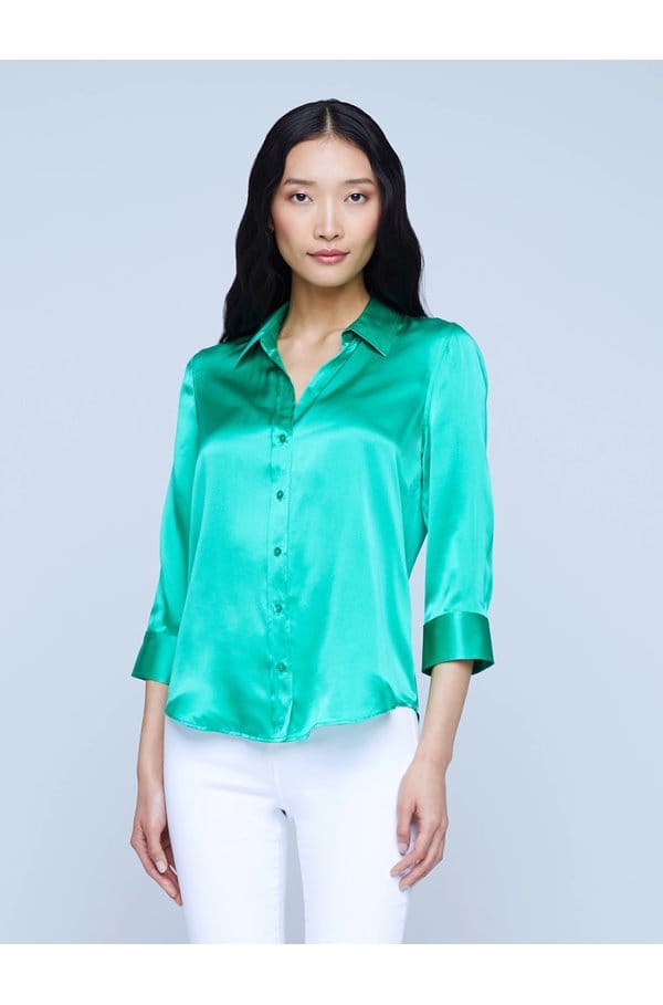 dani blouse in jade