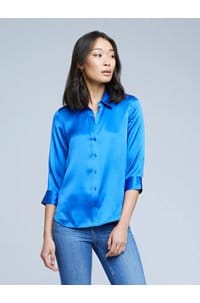 dani blouse in palace blue