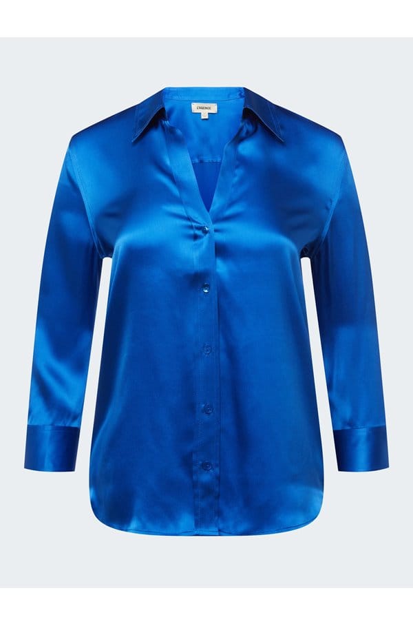 dani blouse in palace blue
