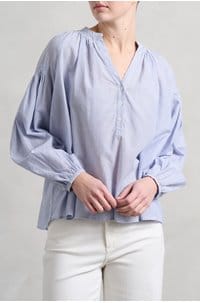 nipoa blouse in blanc bleu