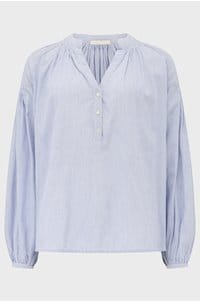 nipoa blouse in blanc bleu