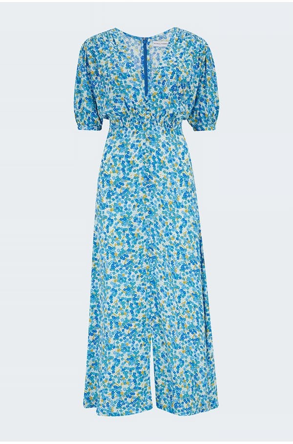 bellavista dress in lou floral blue