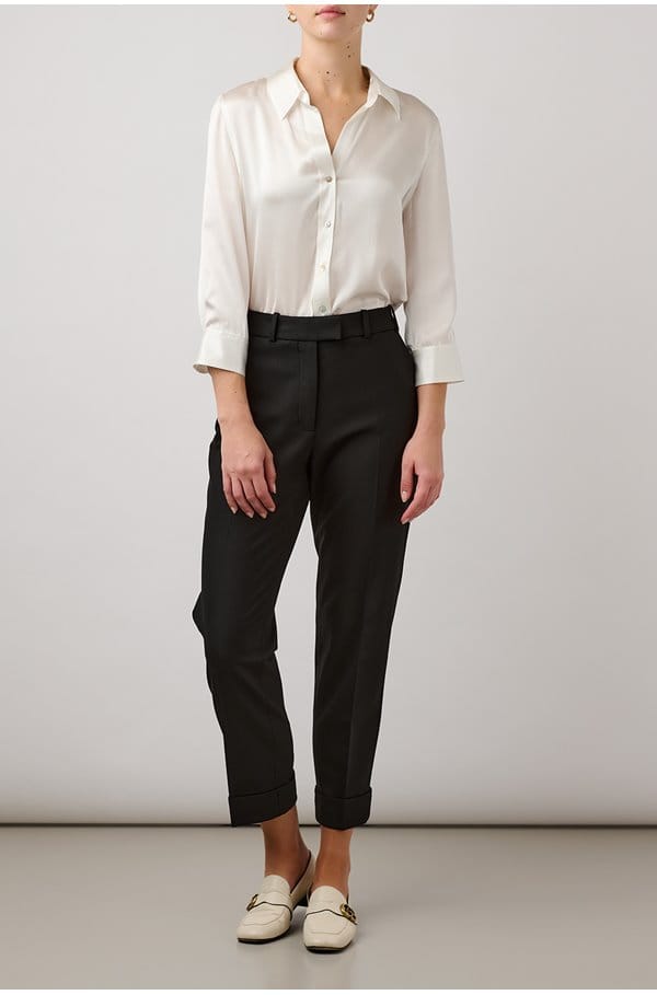 clement tailored trouser in black