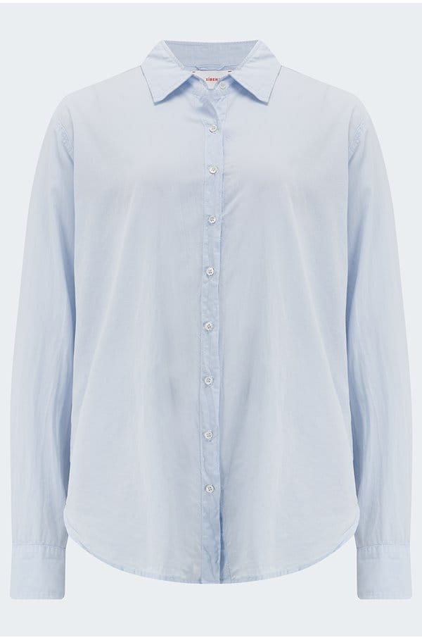beau poplin shirt in skylight