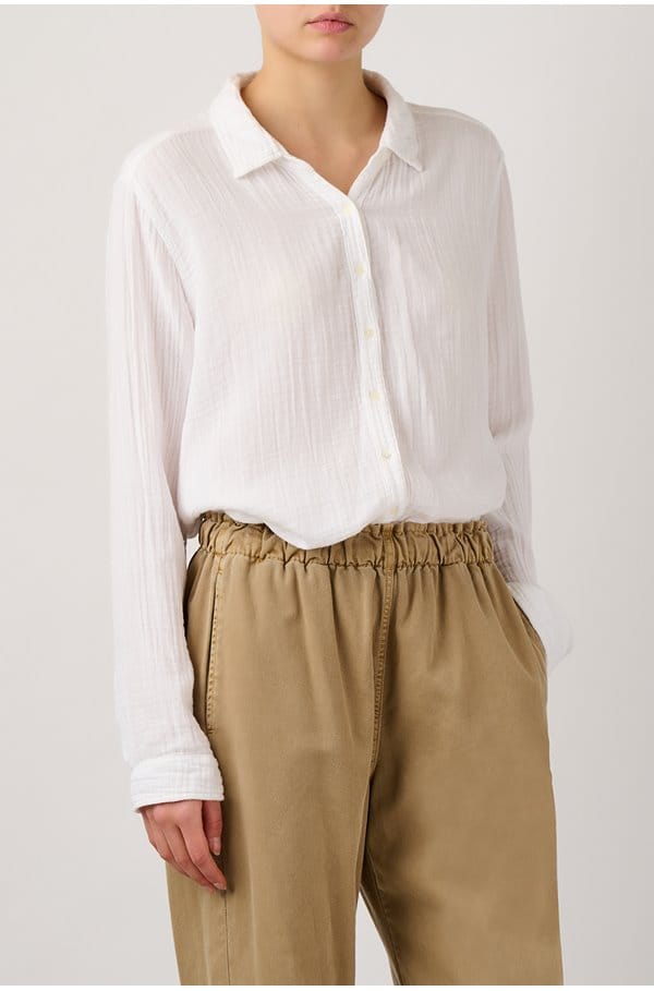 scout shirt in white