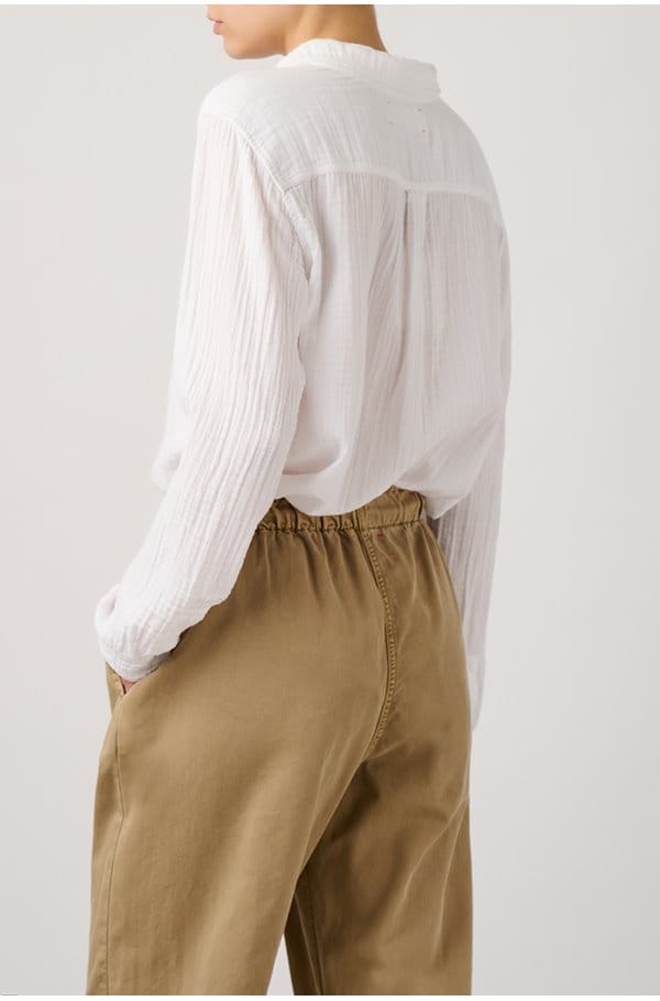 scout shirt in white