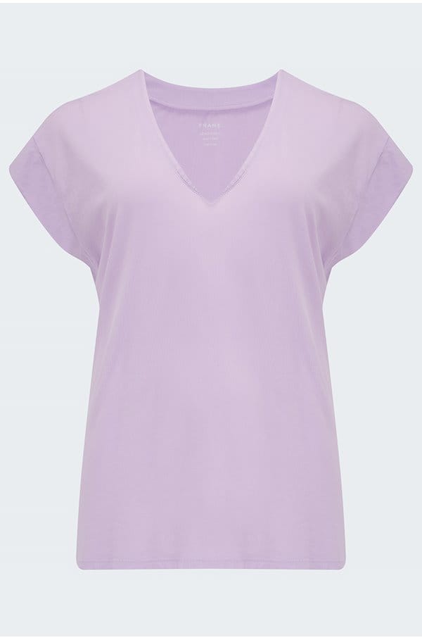 le mid rise v in lilac