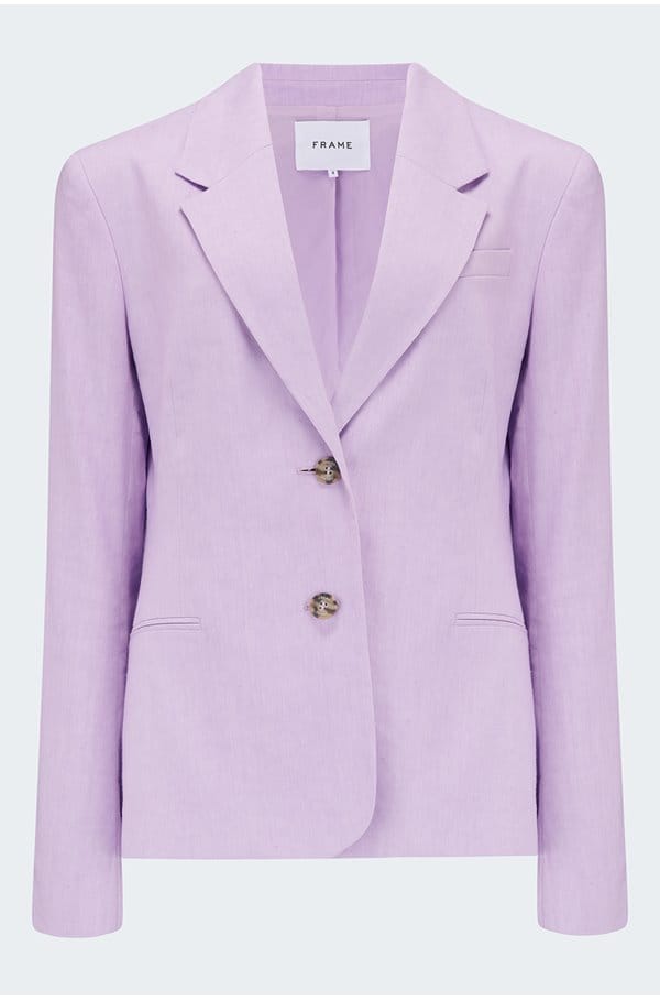 the femme blazer in lilac