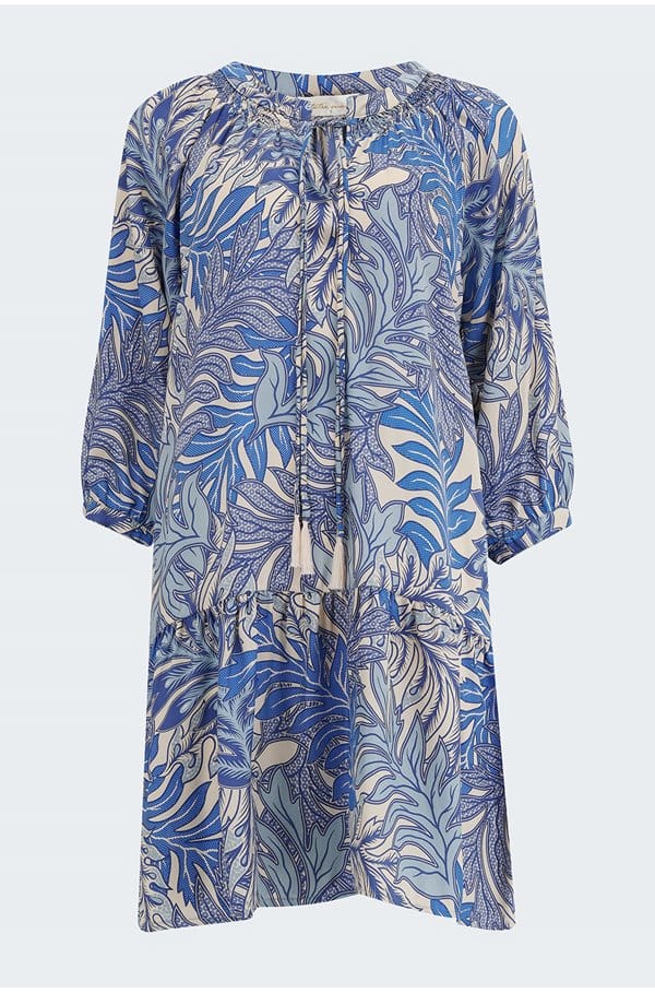 stevie dress in jungle print lake