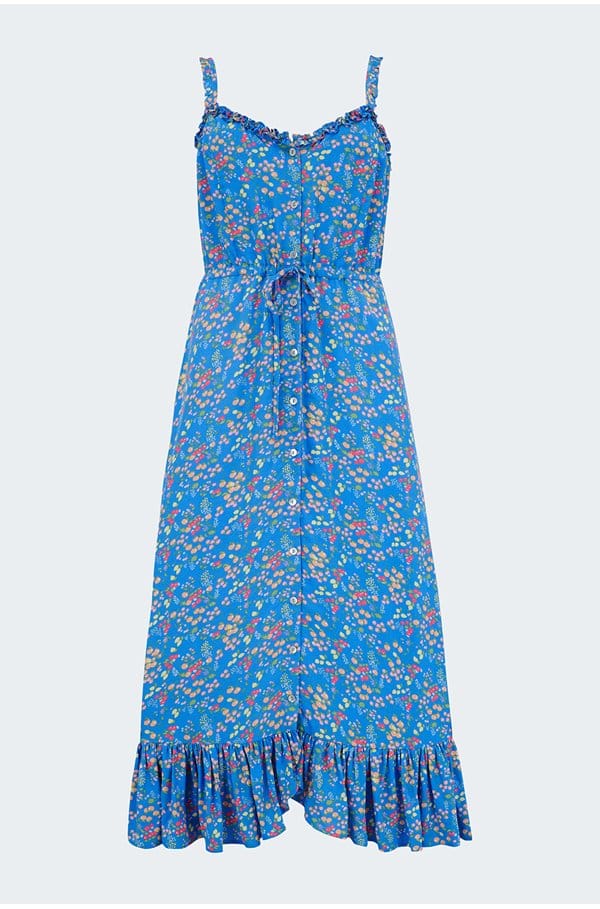 adalyn dress in blue citrus grove