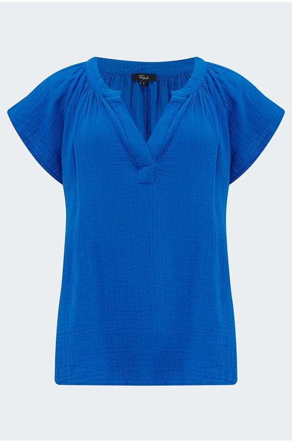 maribel top in sapphire