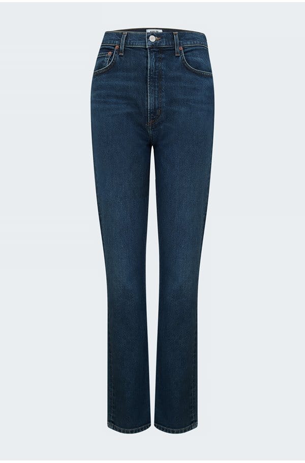 high rise stovepipe jean in song