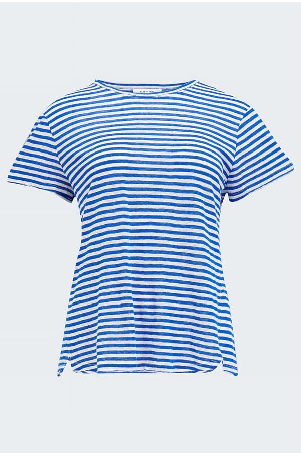 easy true tee in cobalt multi