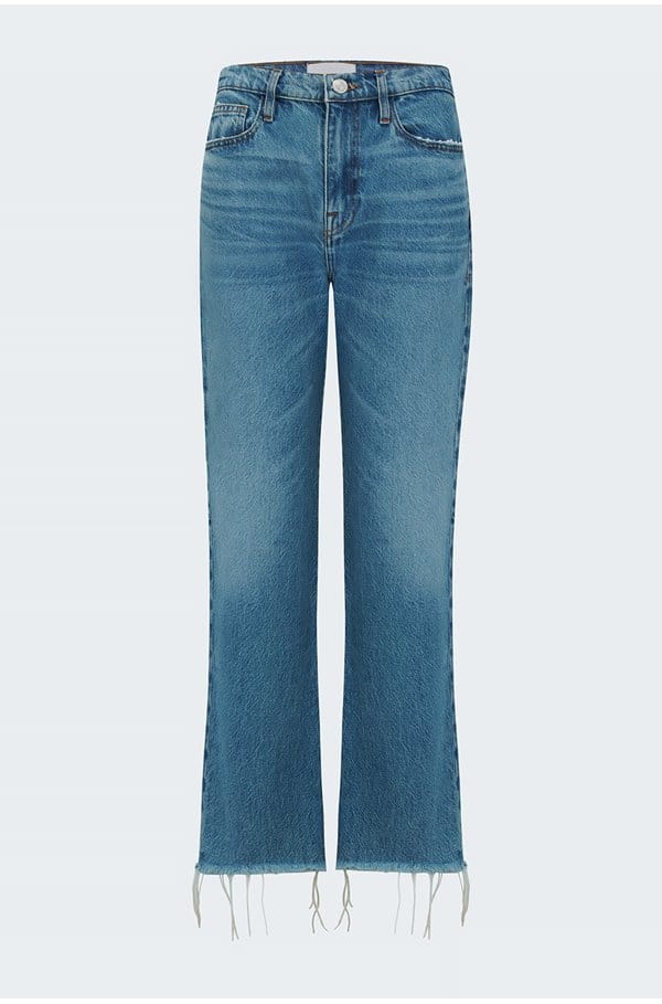 le jane crop raw fray in caramia