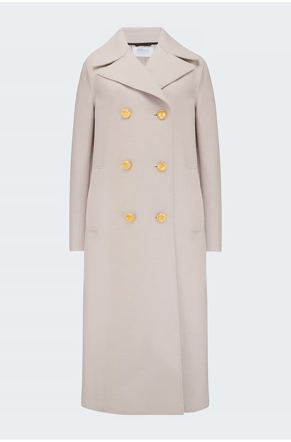 military coat in cream